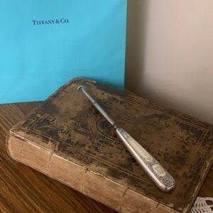 Tiffany & Co. Silver Ornate button Hook 330